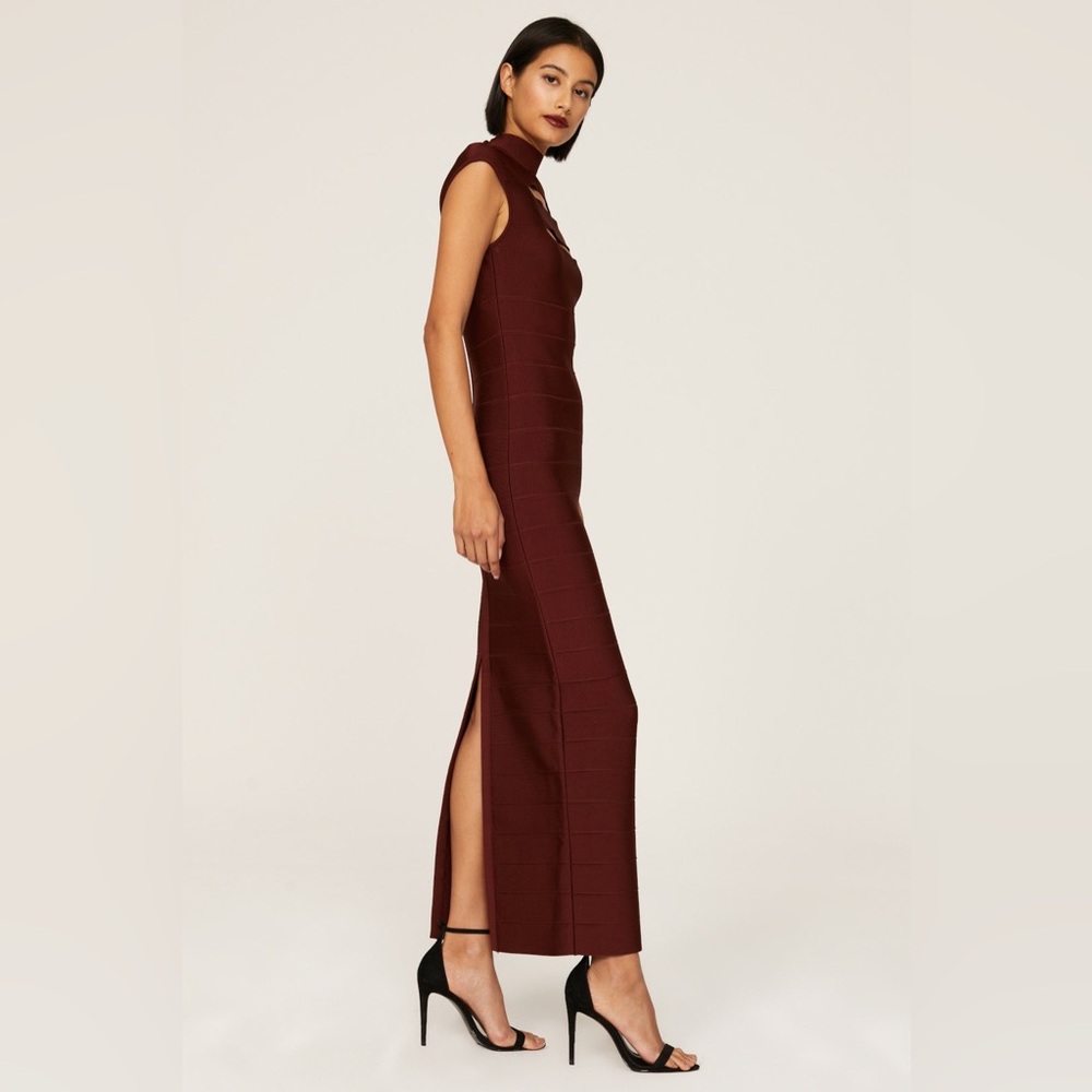 Hervé Léger Icon Cap Sleeve Gown - Picture 2 of 9
